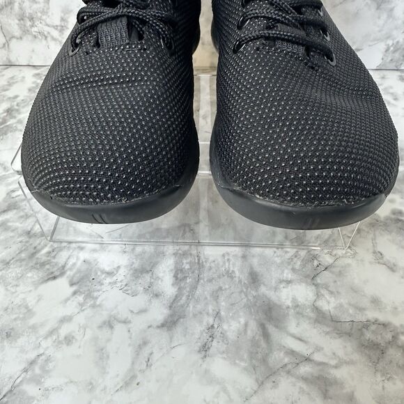 NOBULL Mens High Top Trainers Black Mesh Athletic Gym Sneakers Minimalist Style - Picture 4 of 16
